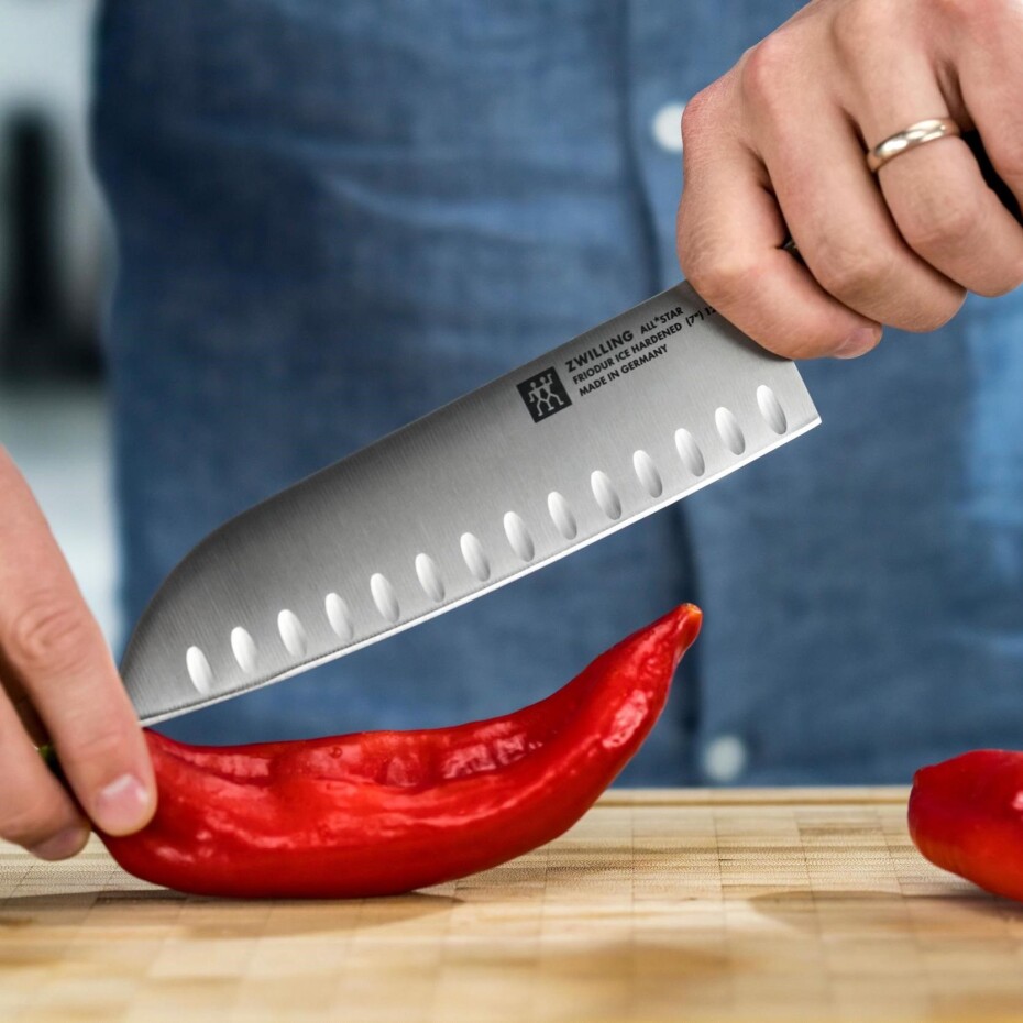 Santoku nůž ALL * STAR 18 cm, černé logo, Zwilling - main (3)