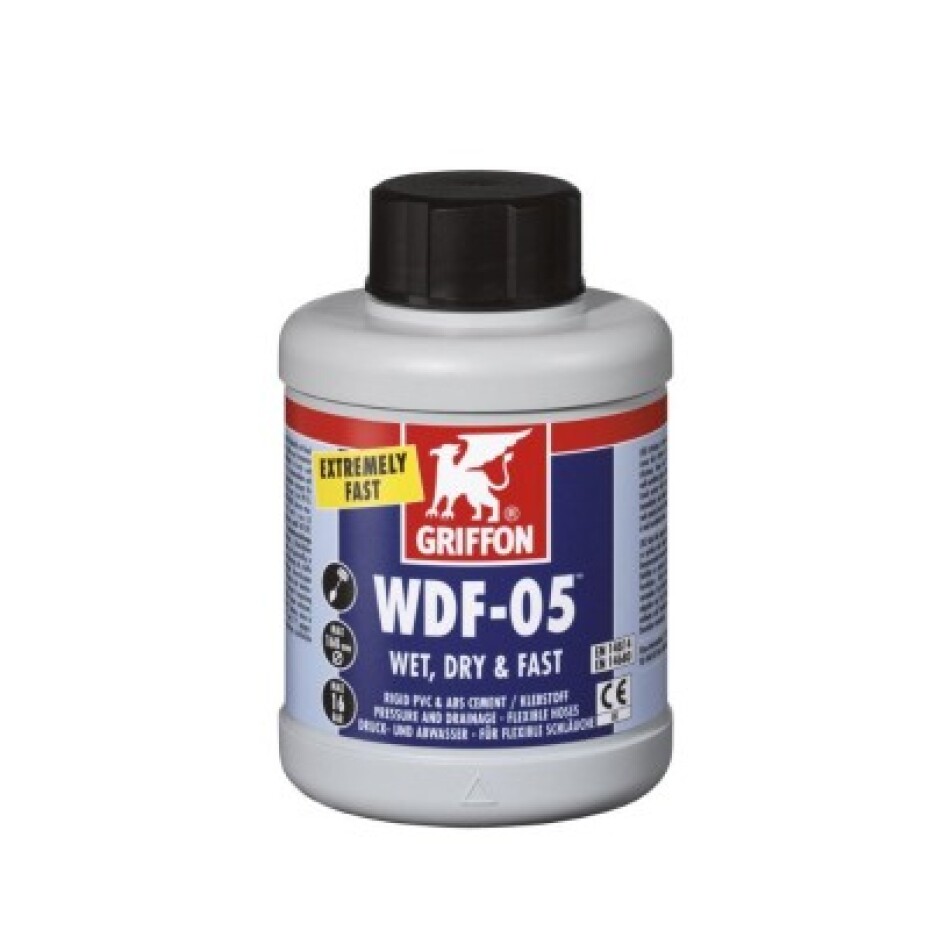 Griffon WDF05, PVC lepidlo 250 ml se štětcem pro flexi hadice - main (0)