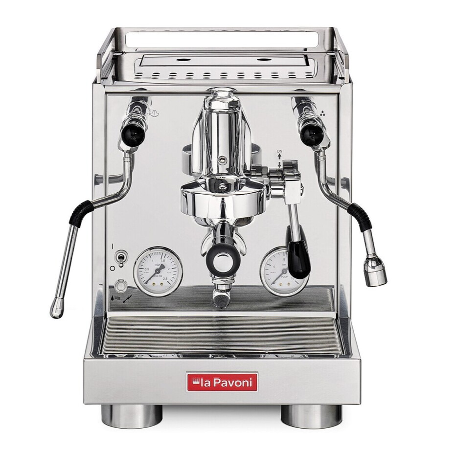 Pákový kávovar CELLINI EVOLUZIONE, poloprofesionální, stříbrná, La Pavoni - main (1)