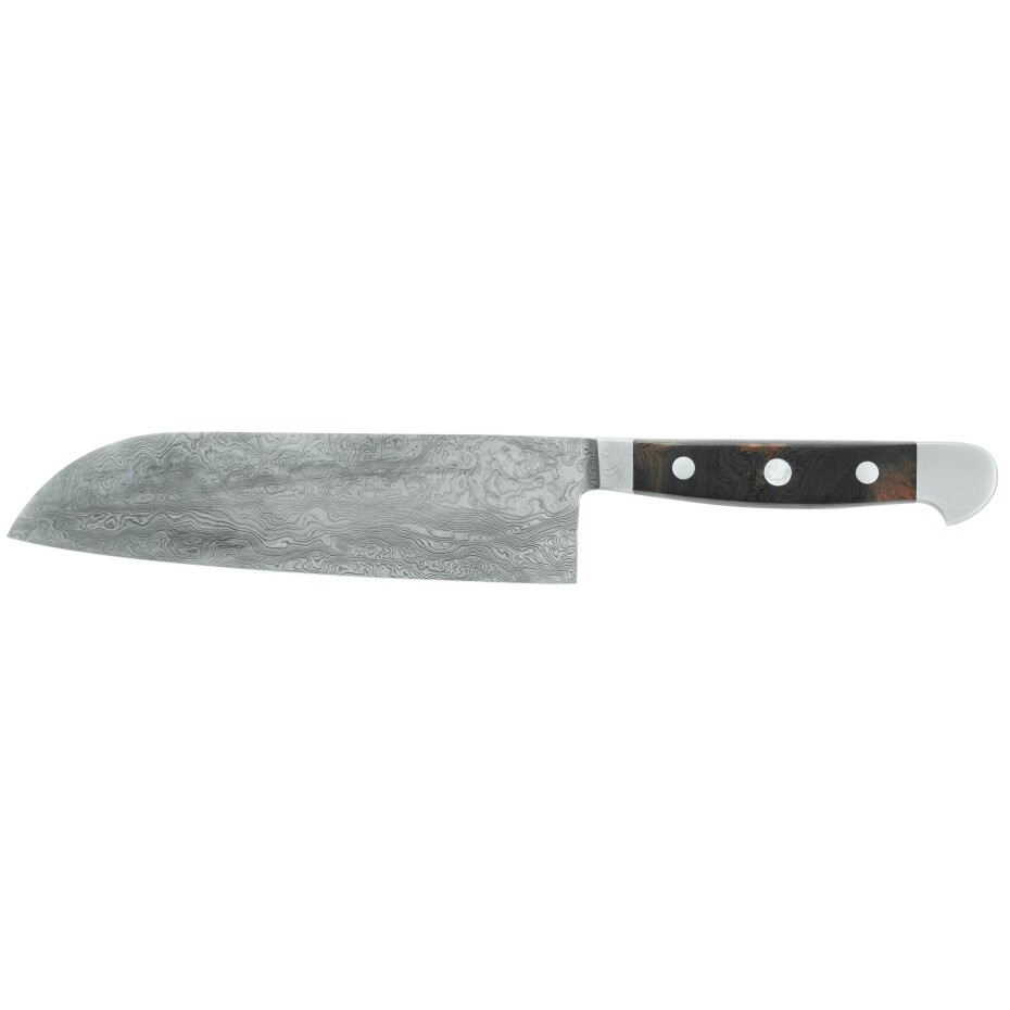 Güde Solingen Santoku nůž DAMASCUS 18 cm, hnědá, Güde - main (0)