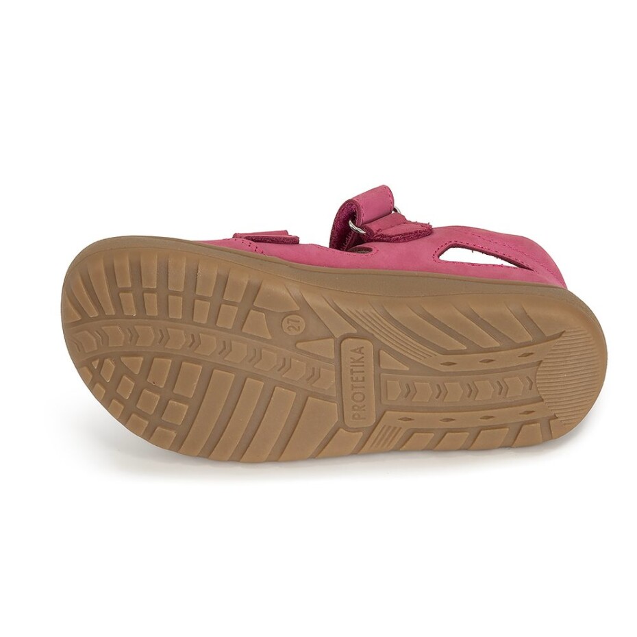 Dívčí sandály Barefoot PADY KORAL, Protetika, červená - 22 - main (1)