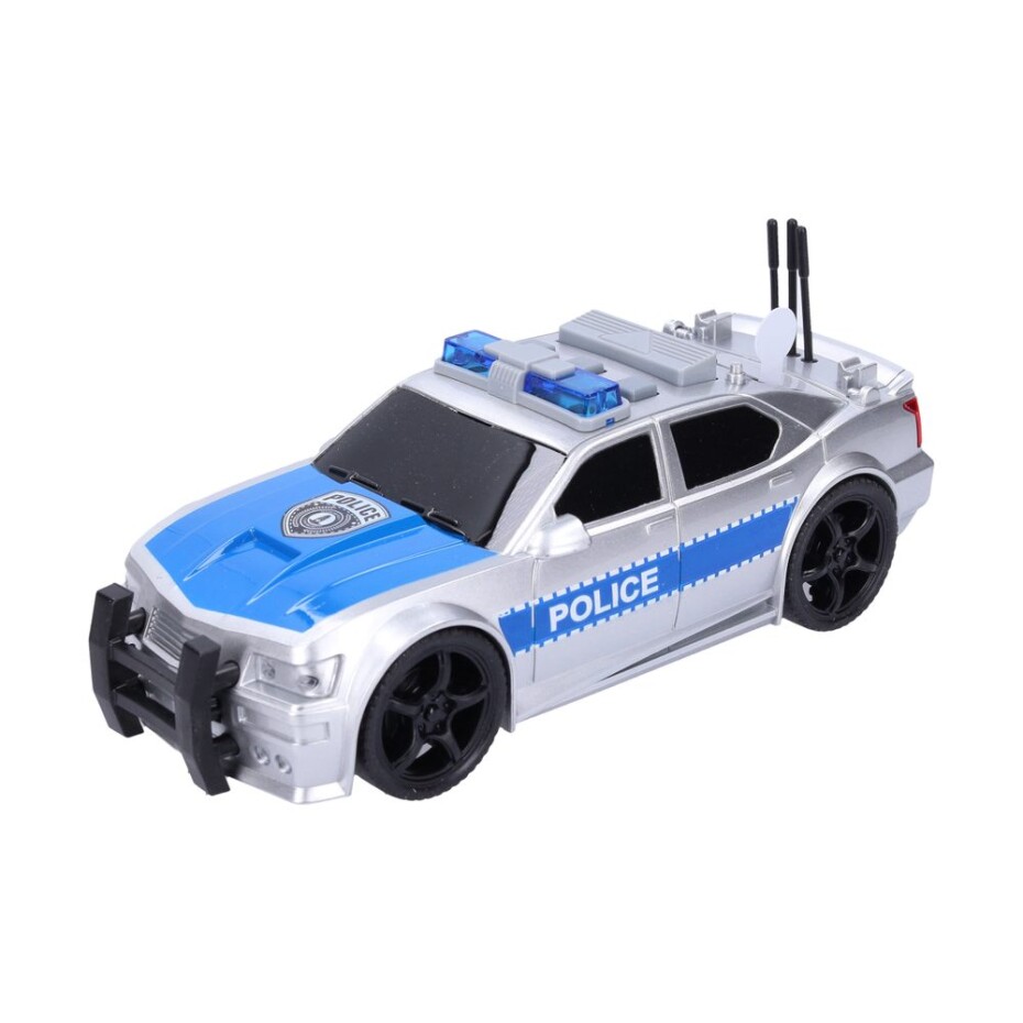 Auto policejní 19 cm s efekty, Wiky Vehicles, W111391 - main (0)