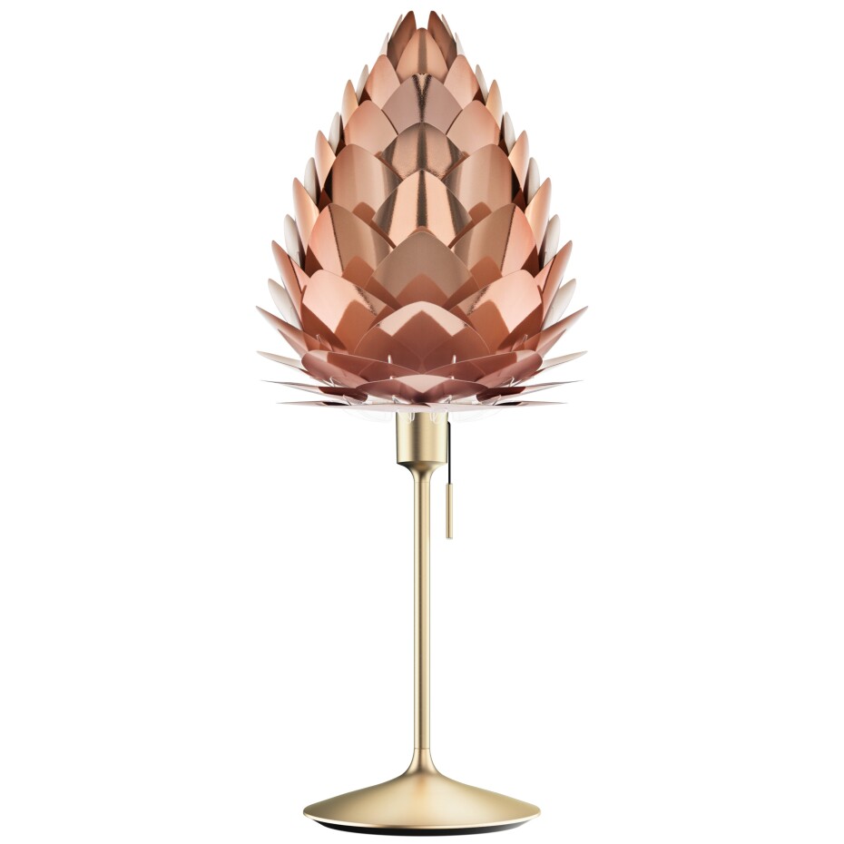 Stolní lampa SANTÉ 42 cm, zlatá, hliník, Umage - main (4)