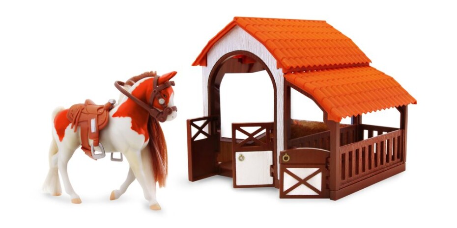 Royal Breeds - Kůň se stájí set 9 cm, Royal Breeds, W282003 - main (0)