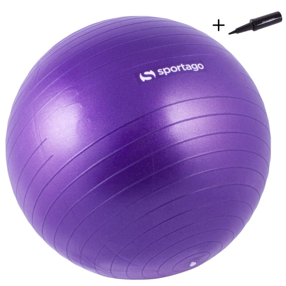 Gymnastický míč Sportago Anti-Burst 85 cm, včetně pumpičky - fialová - main (0)