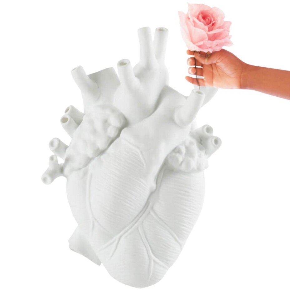 Váza LOVE IN BLOOM 60 cm, nástěnná, bílá, Seletti - main (0)