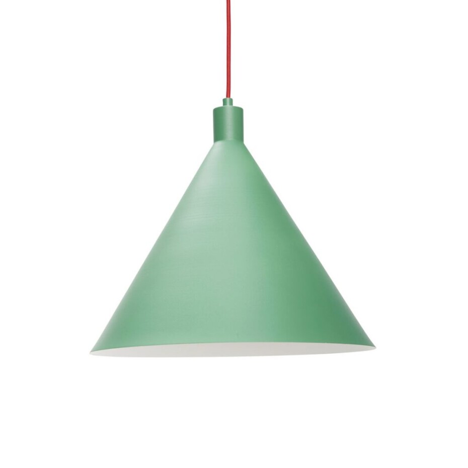 Závěsná lampa YAMA, zelená, Hübsch - main (2)