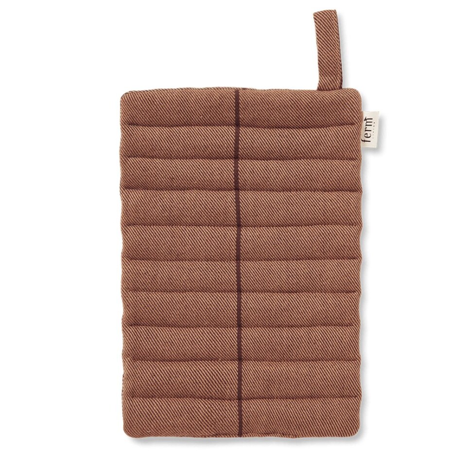 Chňapky na hrnec ITO 24 cm, sada 2 ks, červená, bavlna, ferm LIVING - main (2)