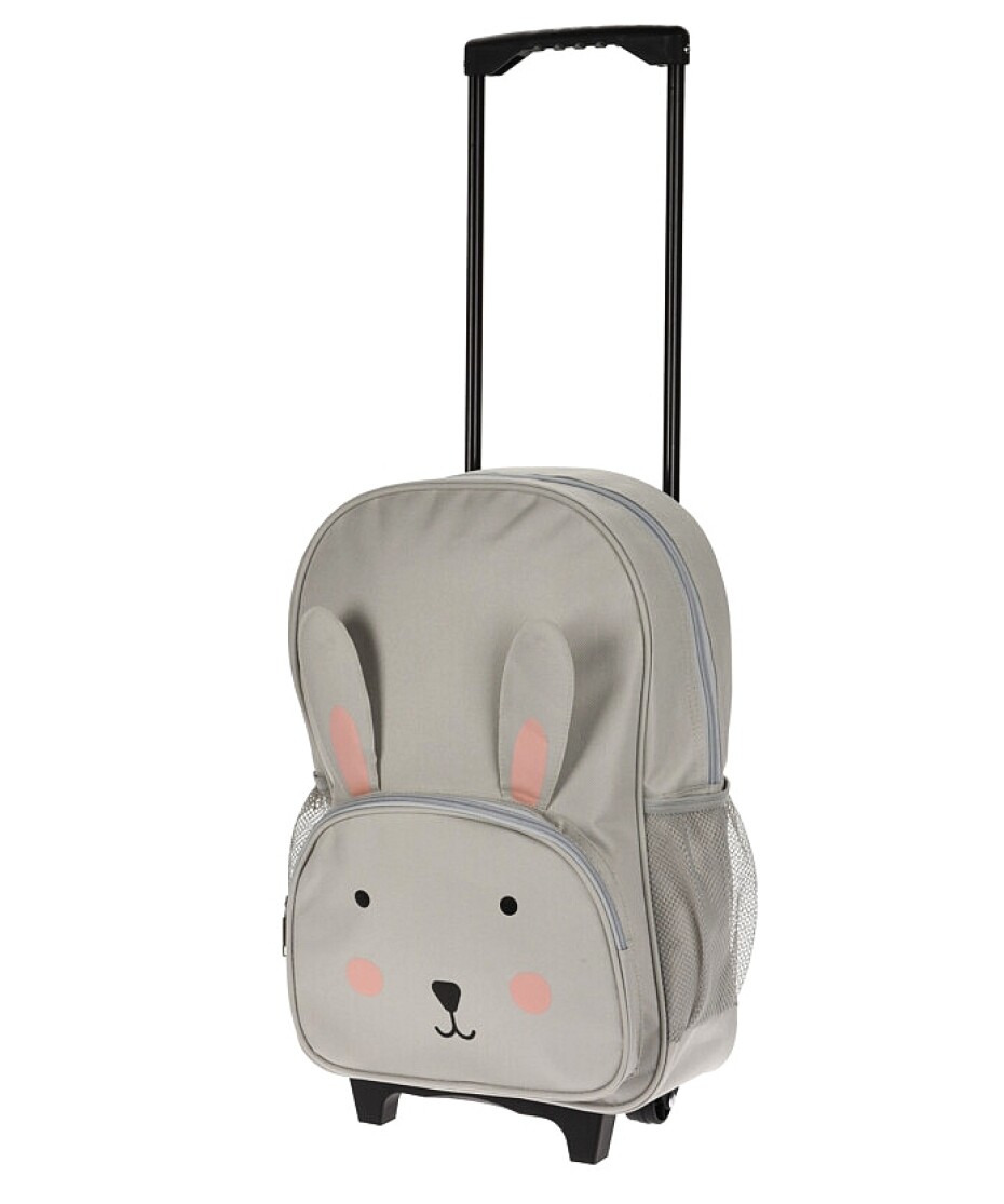 PROWORLD Dětský kufr na kolečkách BUNNY 29 x 40 cm šedá KO-DG9000440seda - main (0)