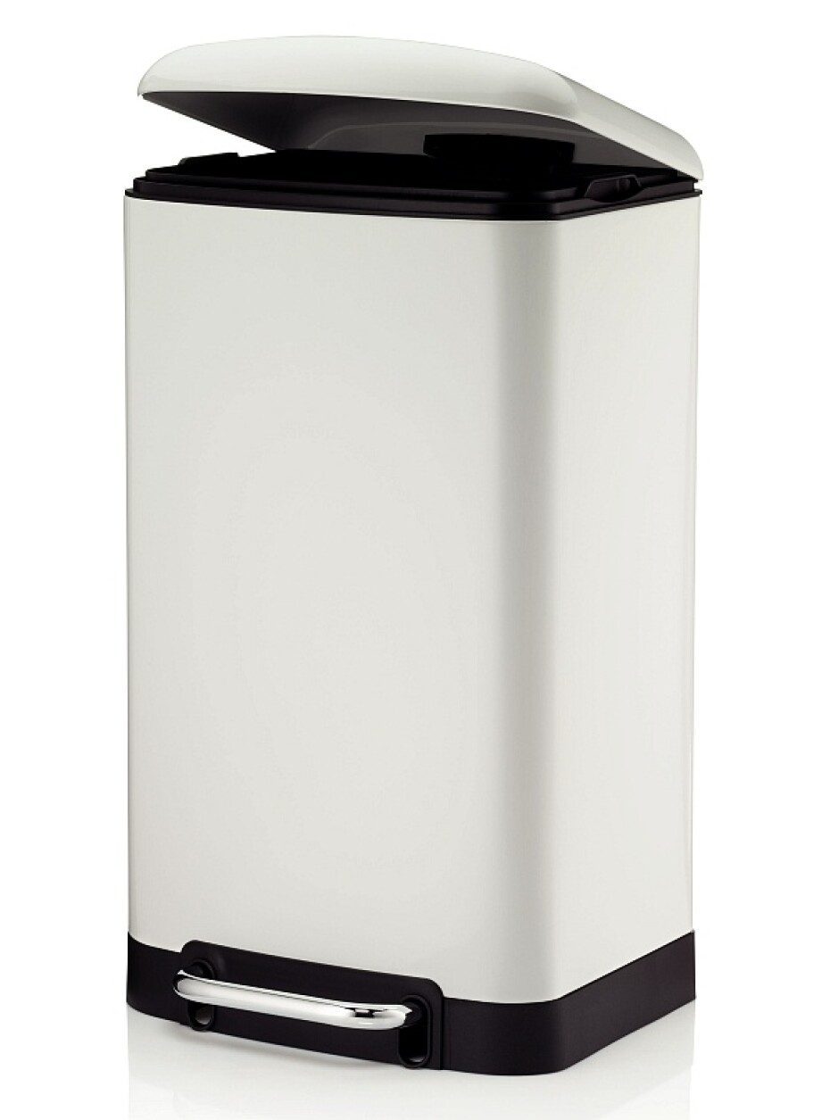 KELA Odpadkový koš DAVINO 30 l bílá KL-10905 - main (1)
