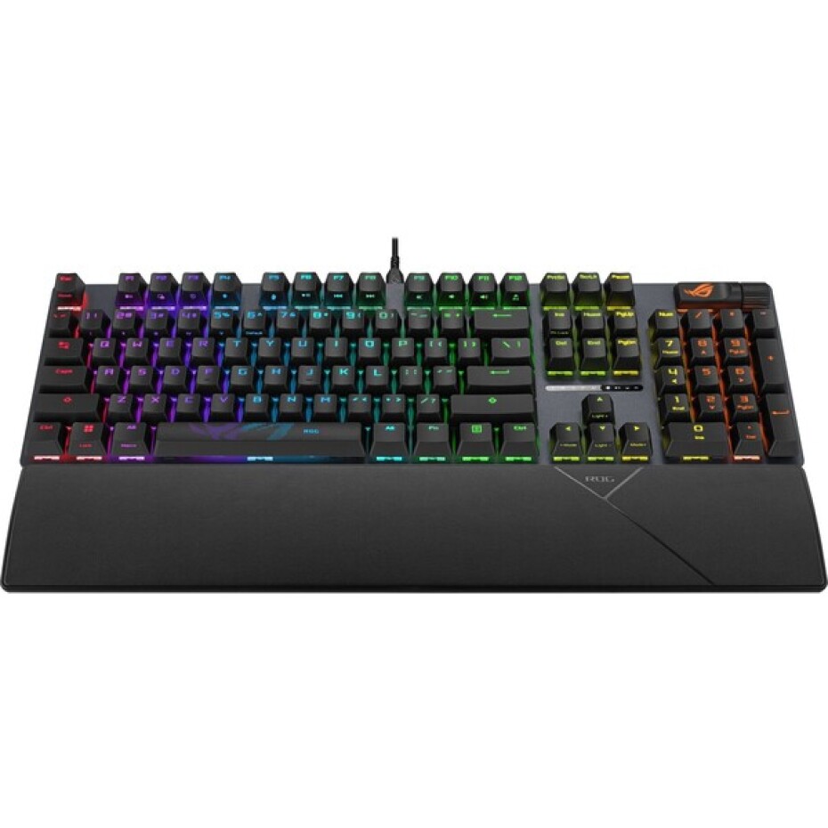 ASUS ROG Strix Scope II (ROG NX SNOW / PBT) herní klávesnice US černá - main (1)