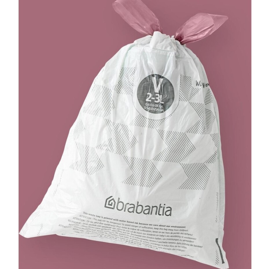 Sáčky do odpadkového koše V PERFECTFIT 3 l, sada 200 ks, Brabantia - main (2)