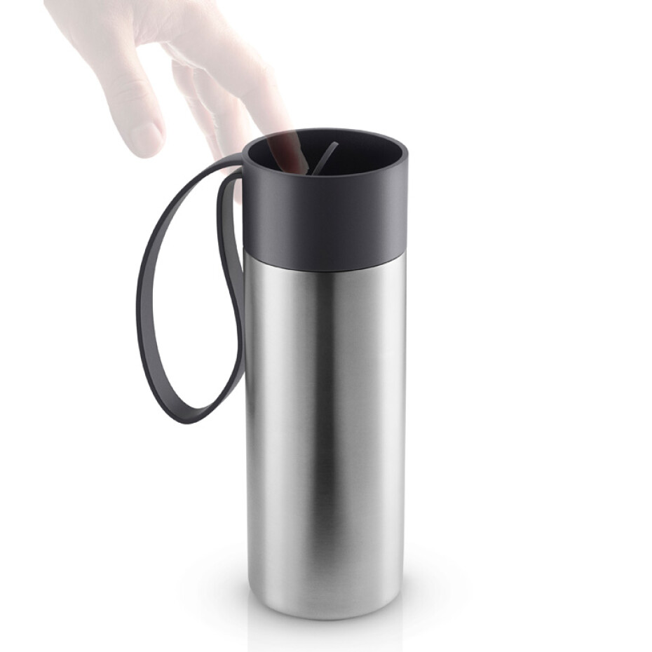 EVA SOLO Nerezový termohrnek To Go 0,35 l s černým uzávěrem - main (1)
