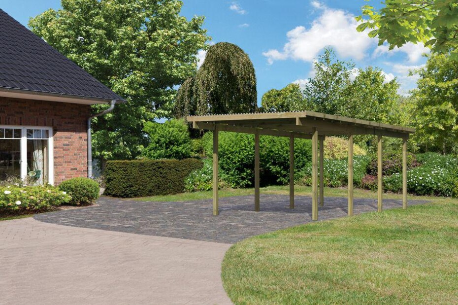Carport KARIBU ECO 2A 62029 LG1878 - main (0)