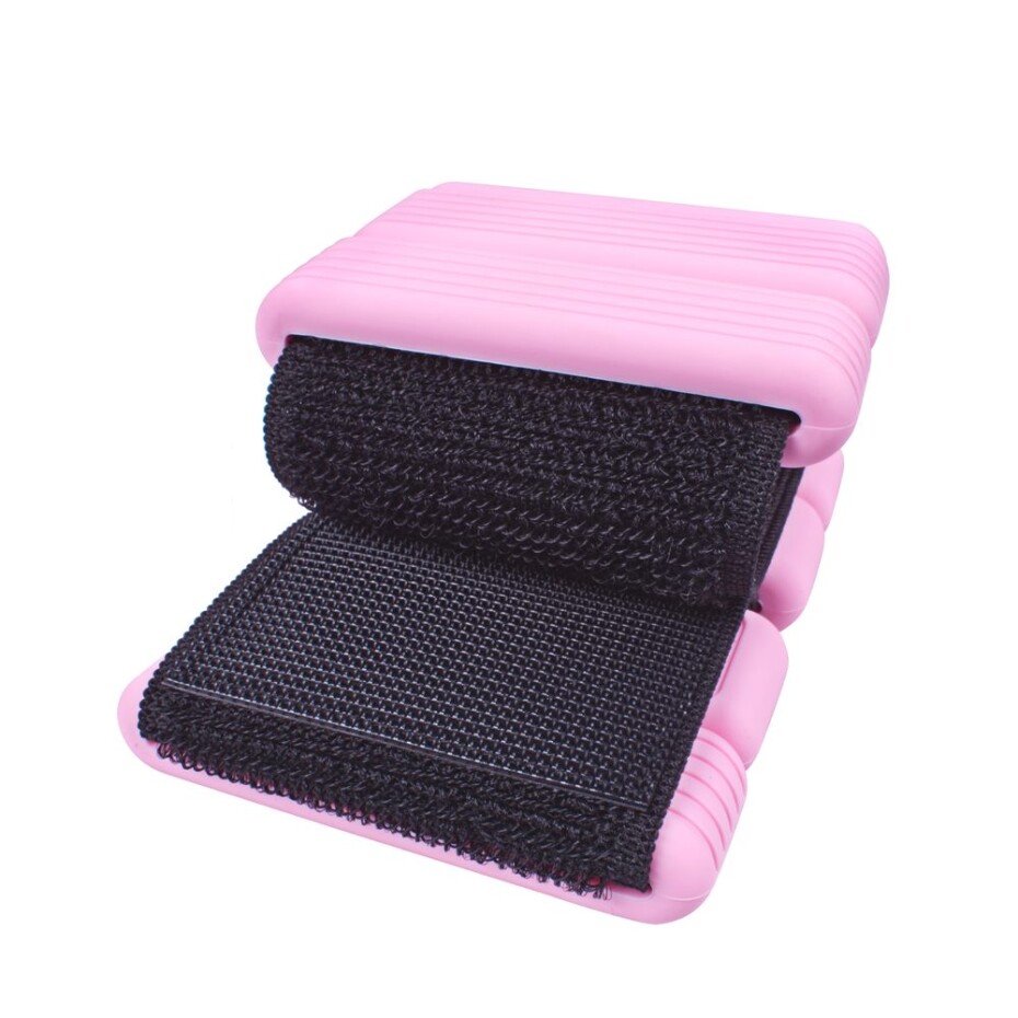 Sportago Fity Groove silikonové závaží na kotníky 2x0,5 kg, růžové - main (4)
