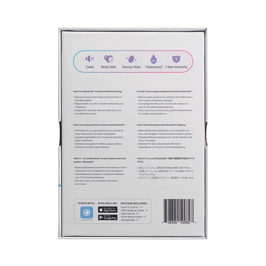 Lovense Hush 2 Butt Plug L 57mm - main (5)
