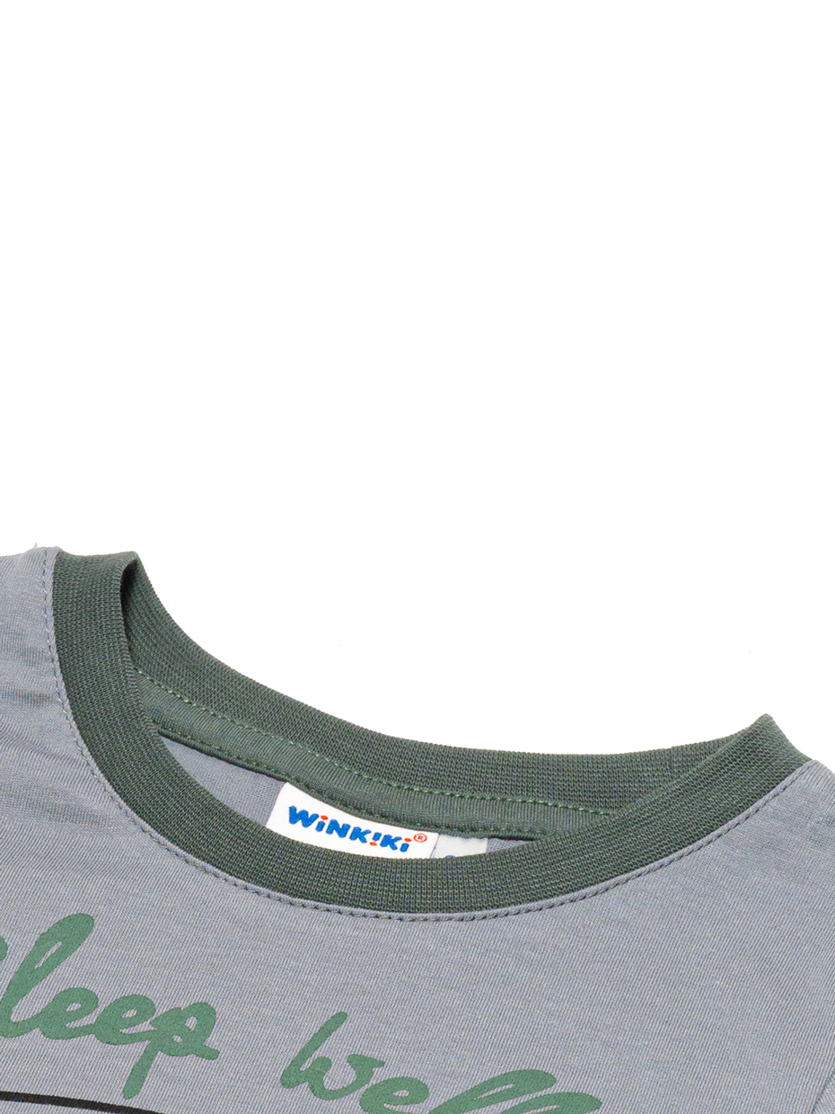 Chlapecké pyžamo - Winkiki WKB 82160, šedá/khaki Barva: Šedá, Velikost: 110 - main (4)