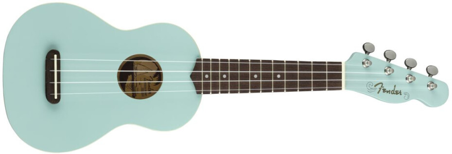 Fender Venice Soprano Ukulele Daphne Blue - main (0)