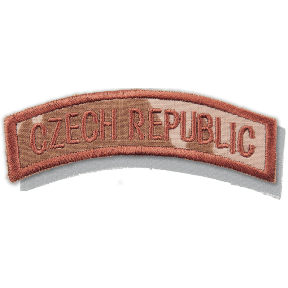 Nášivka: CZECH REPUBLIC [oblouková] [ssz] vz. 95 béžový | hnědá - main (0)