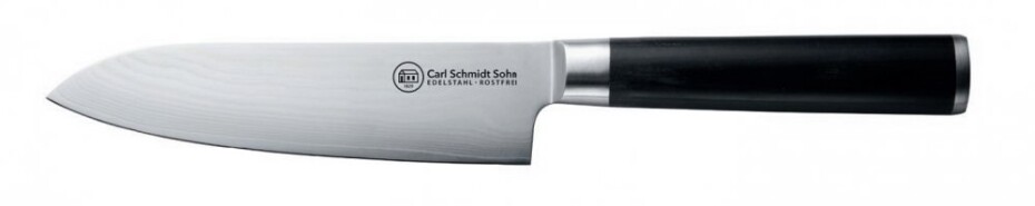 CS SOLINGEN Nůž santoku damascénská nerezová ocel 18 cm KONSTANZ CS-071288 - main (0)