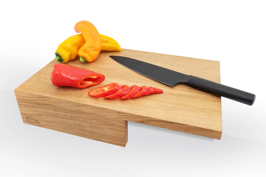 Kuchyňské prkénko Chef's Board Large s nožem CLAP DESIGN - main (2)