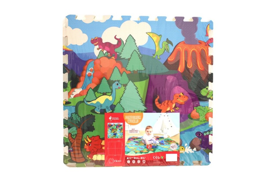 Měkké bloky na podlahu dinosauři 118 x 118 cm, W013754 - main (0)