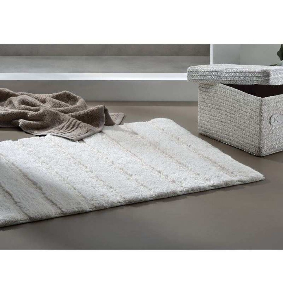 KELA Koupelnová předložka Megan 100% bavlna kouřově modrá 100,0x60,0x1,6cm KL-24702 - main (1)