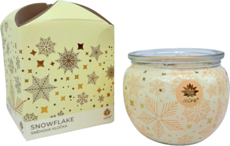 ARÔME - Sněhová vločka Vonná svíčka 90 g - main (0)