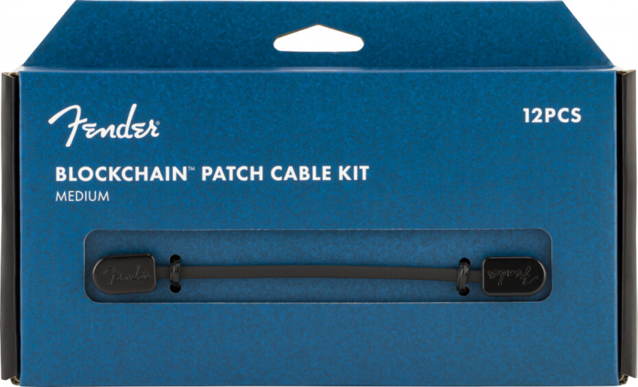 Fender Blockchain Patch Cable Kit, Black, Medium - main (0)