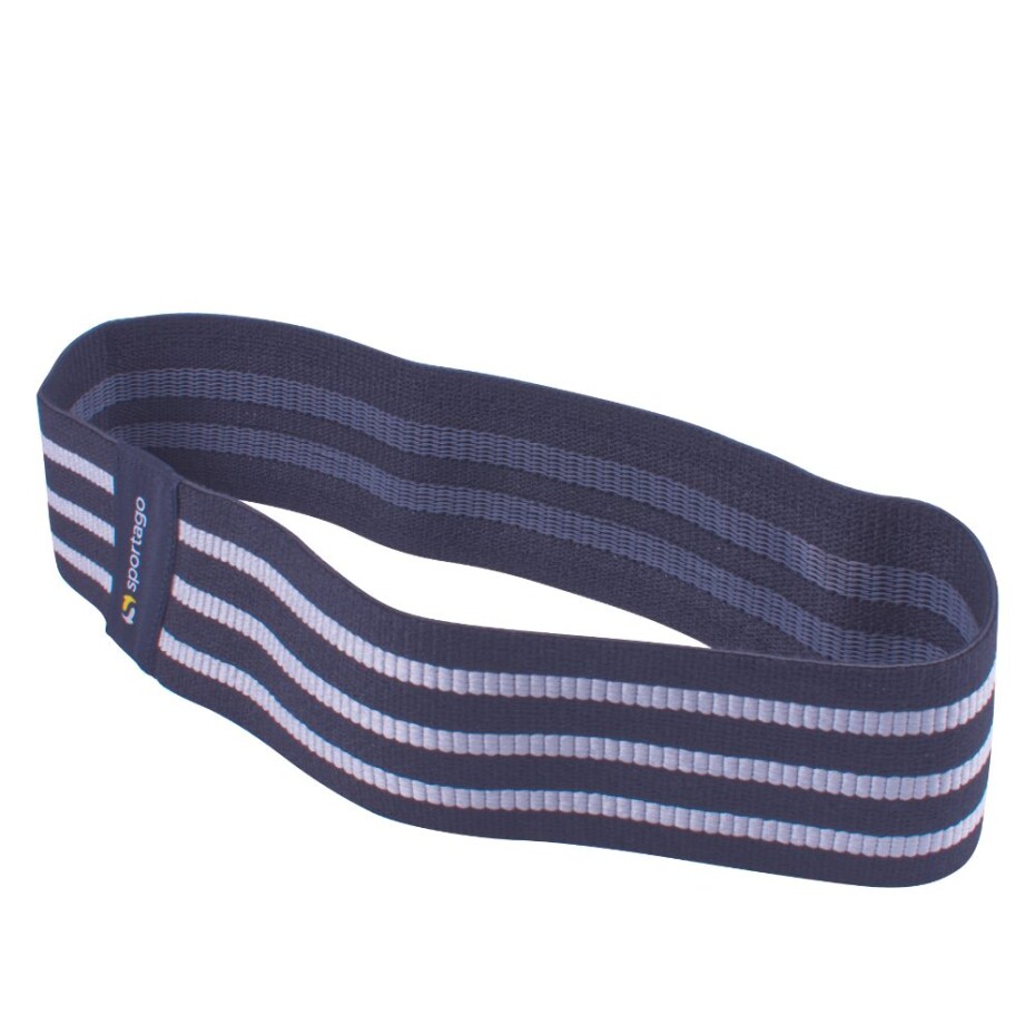 Textilní odporová guma Sportago - černo-šedá, M - odpor do 72,5 kg - main (2)