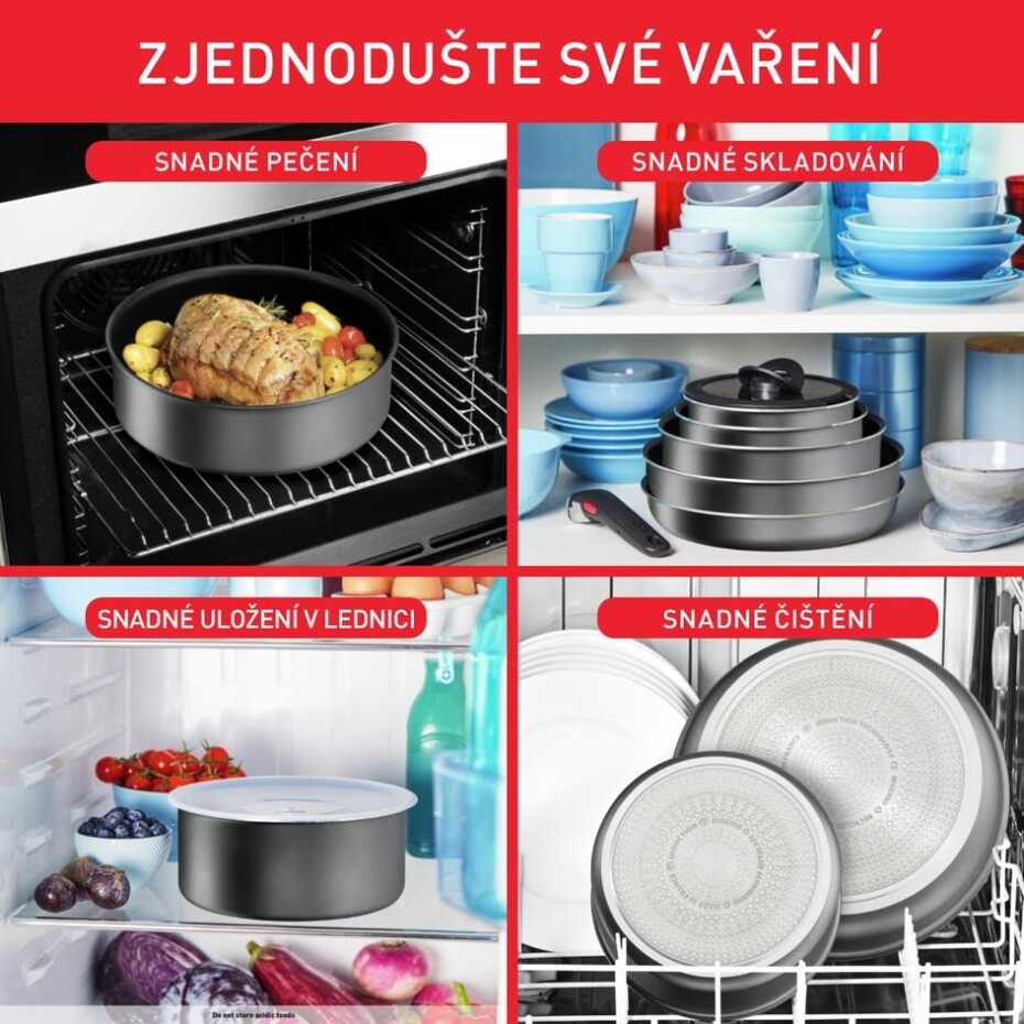 Sada hrnců INGENIO DAILY CHEF ON L7619202, sada 8 ks, Tefal - main (4)