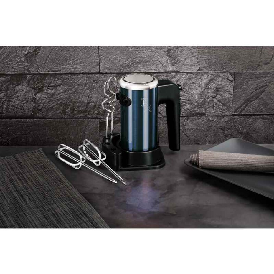 BERLINGERHAUS Ruční šlehač 300 W se stojanem Aquamarine Metallic Line BH-9432 - main (1)