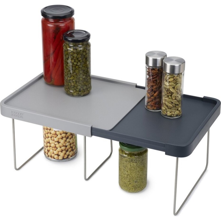 Kuchyňský organizér CUPBOARDSTORE 85194 25 cm, šedá, plast, Joseph Joseph - main (1)