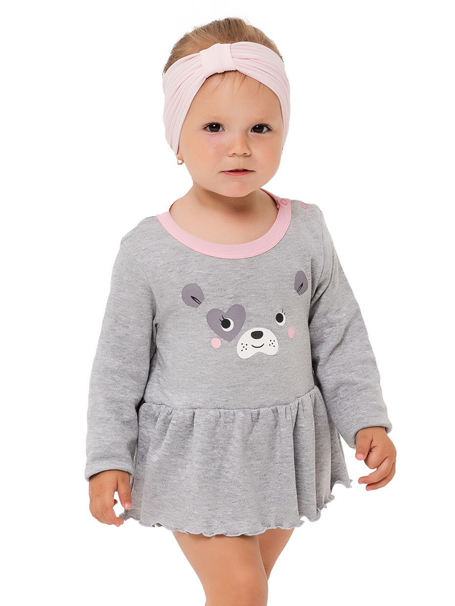 Kojenecké body se sukní - WINKIKI WNG 92538, šedá Barva: Šedá, Velikost: 86 - main (0)
