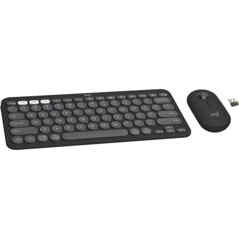 Logitech Pebble 2 Combo klávesnice a myš pro MAC černá - main (1)