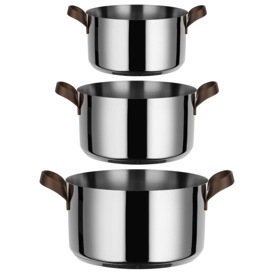 Hrnec EDO 16 cm, stříbrná, Alessi - main (1)