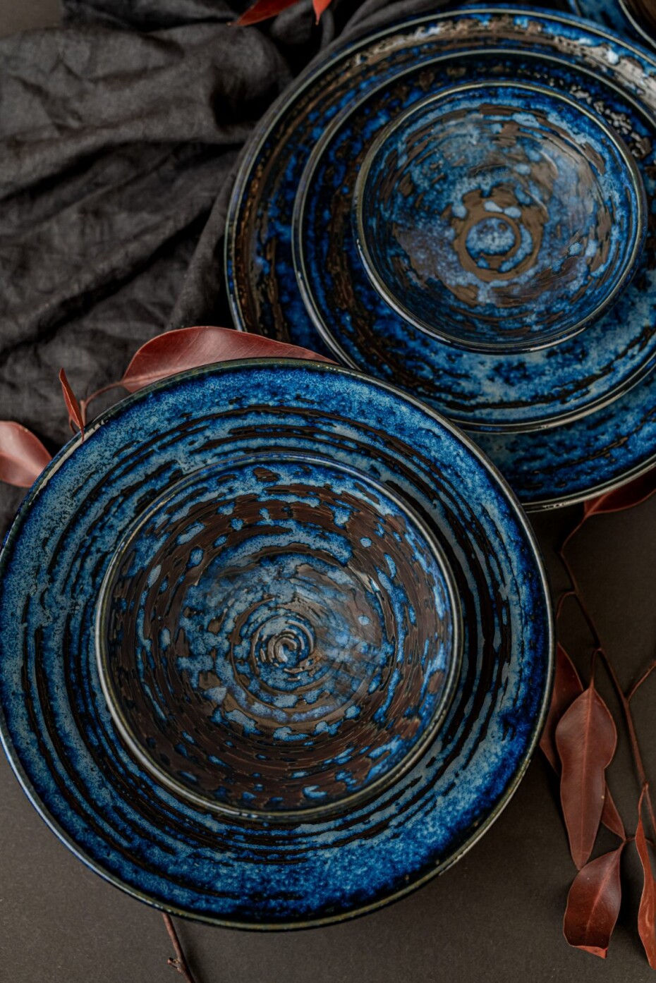 Podšálek COPPER SWIRL 13,5 cm, MIJ - main (7)