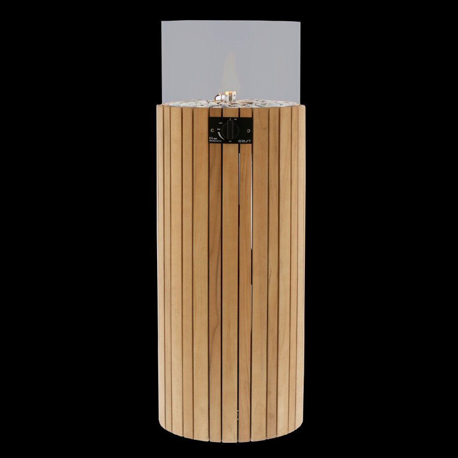 plynové ohniště pilíř Cosiscoop Pillar L - teak COSI - main (1)