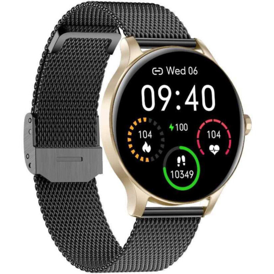 Garett Smartwatch Classy zlato-černá - main (2)