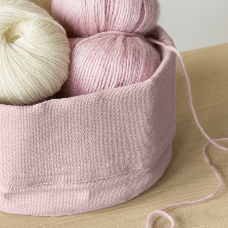 Košík na pečivo 23 cm, levandulová, bavlna, Stelton - main (3)