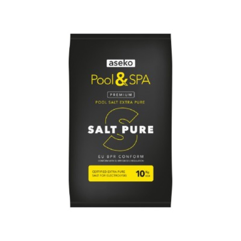 Aseko certifikovaná bazénová sůl SALT PURE PREMIUM 10 kg - main (0)