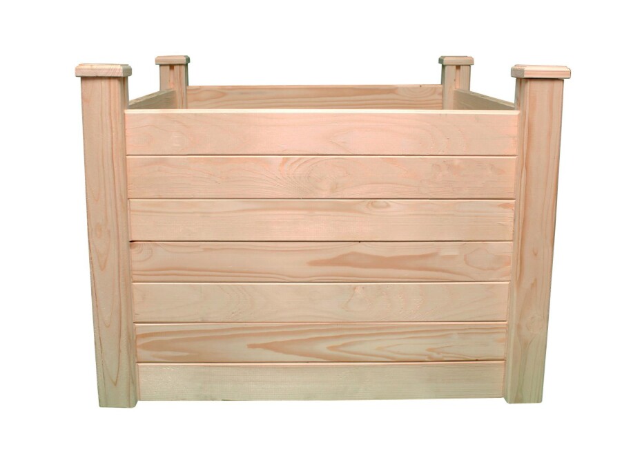 Vyvýšený záhon / truhlík LANITPLAST HOLZKISTE4 natur LG2368 - main (1)