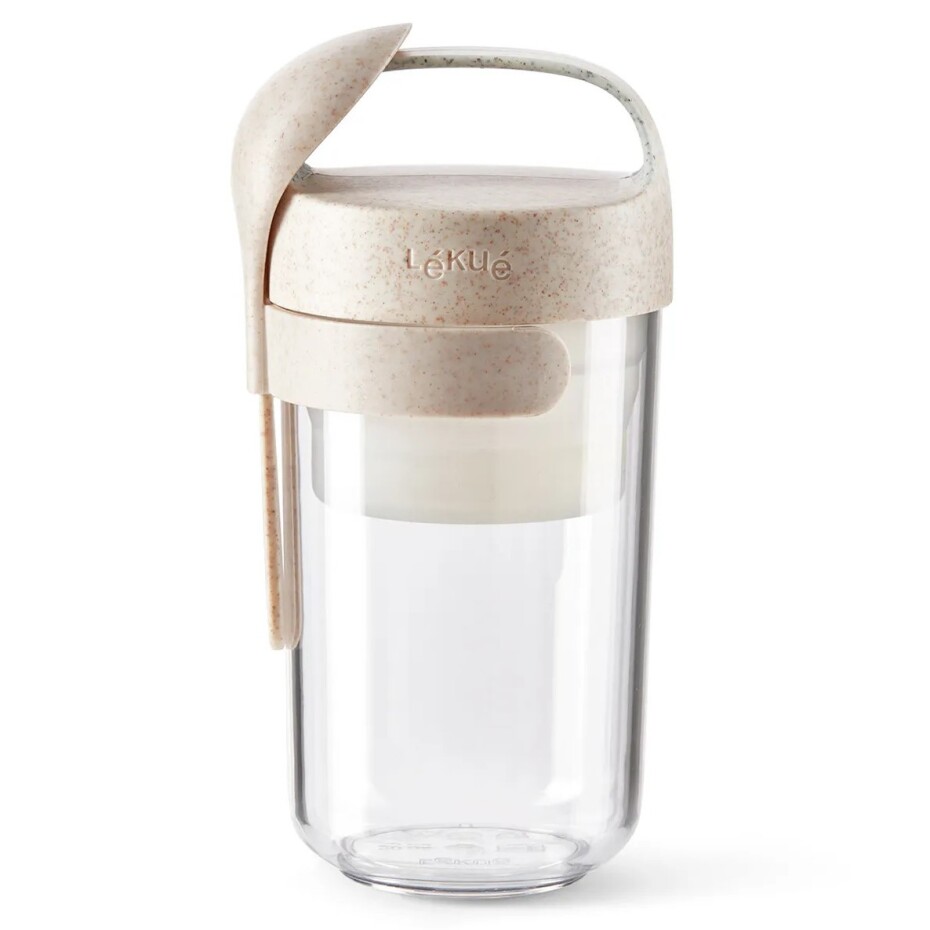 Svačinový box JAR TO GO ORGANIC 600 ml, krémová, Lékué - main (7)