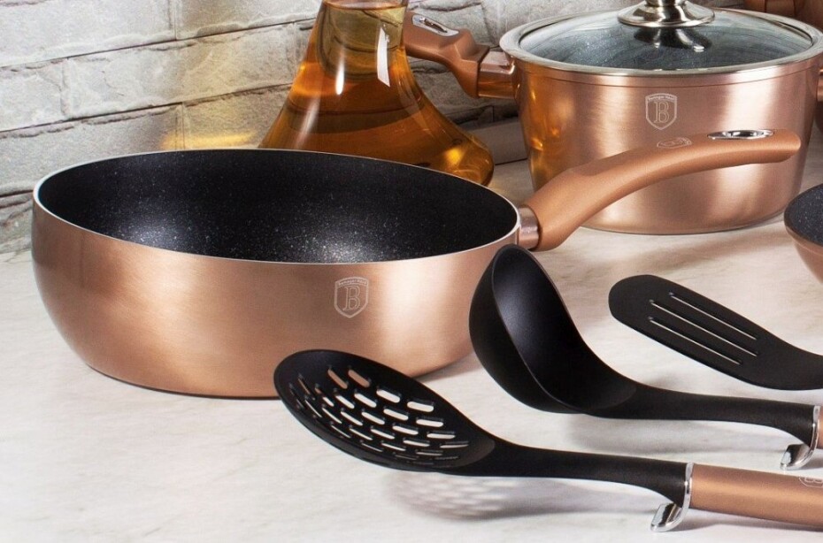 BERLINGERHAUS Pánev prohazovací 26 cm Rosegold Metallic Line BH-1522 - main (8)