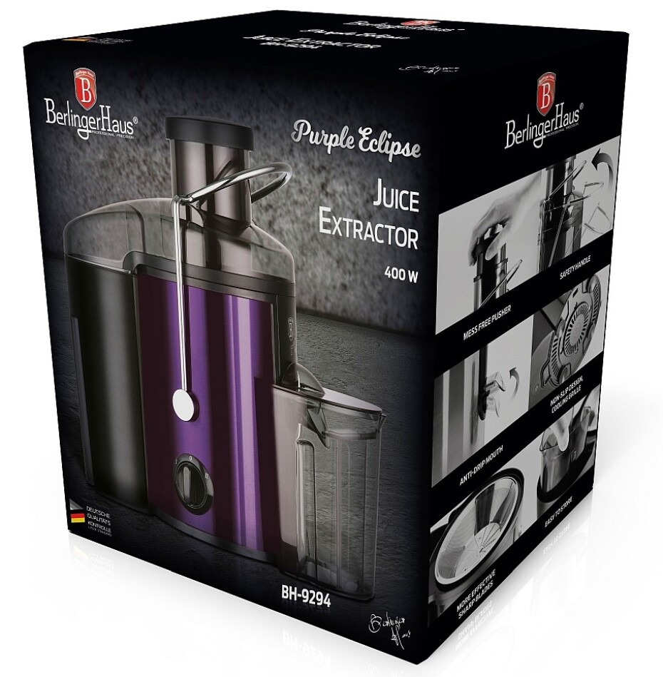 BERLINGERHAUS Odšťavňovač 400 W Purple Metallic Line BH-9294 - main (7)
