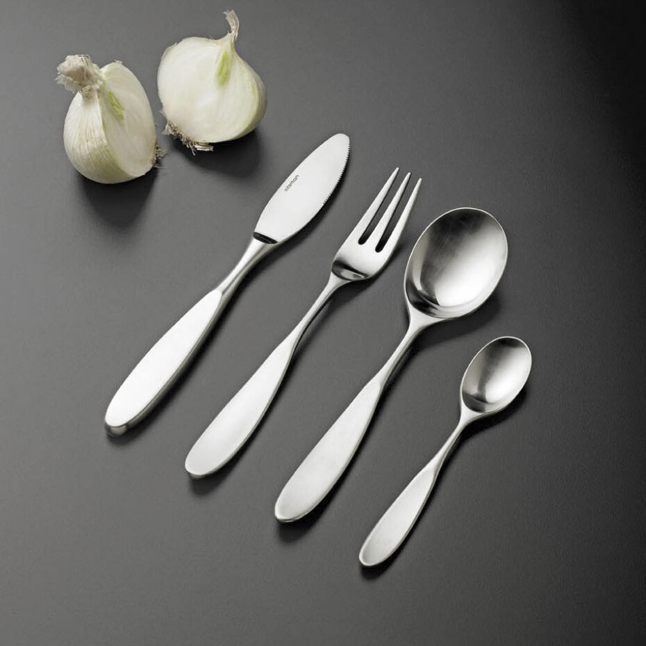 Čajová lžička MAGNUM 13 cm, stříbrná, nerezová ocel, Stelton - main (2)