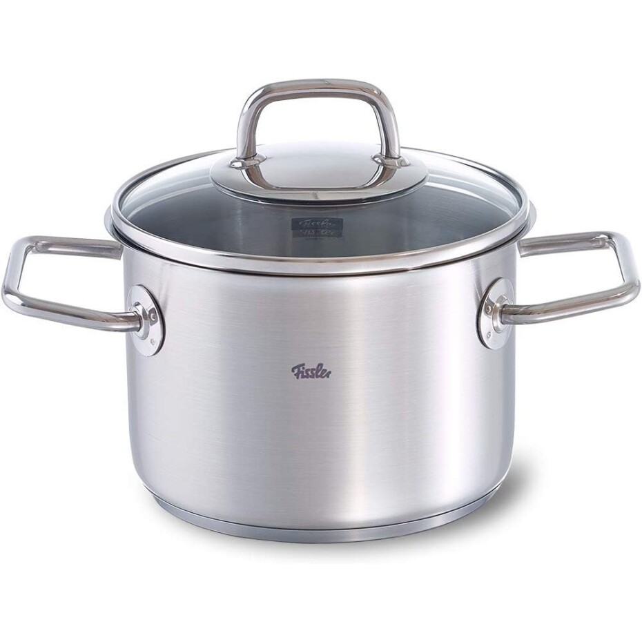 Vysoký kastrol VISEO 16 cm, stříbrná, nerezová ocel, Fissler - main (0)