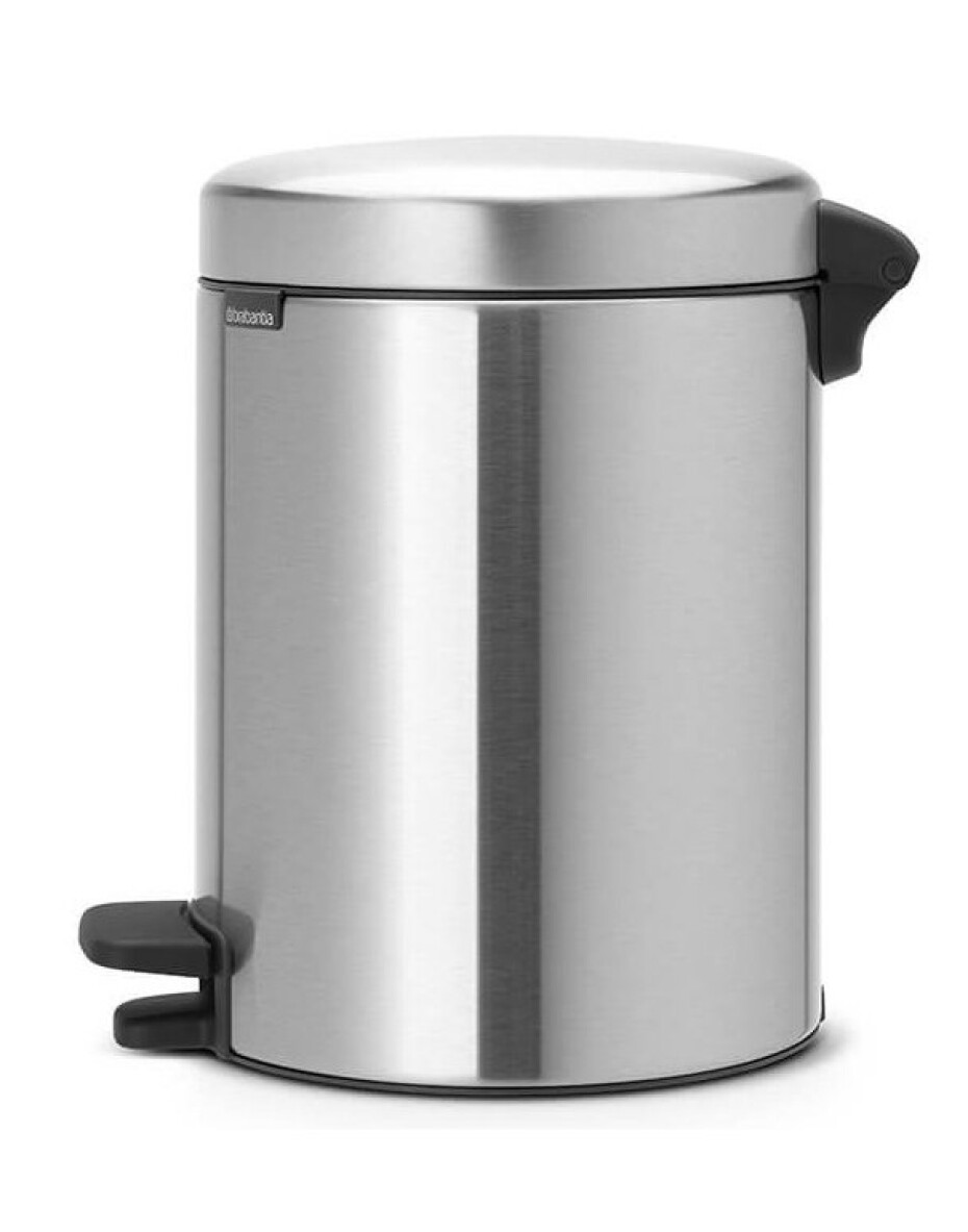 Pedálový odpadkový koš NEWICON 5 l, otiskuvzdorný, matná ocelová, ocel, Brabantia - main (1)
