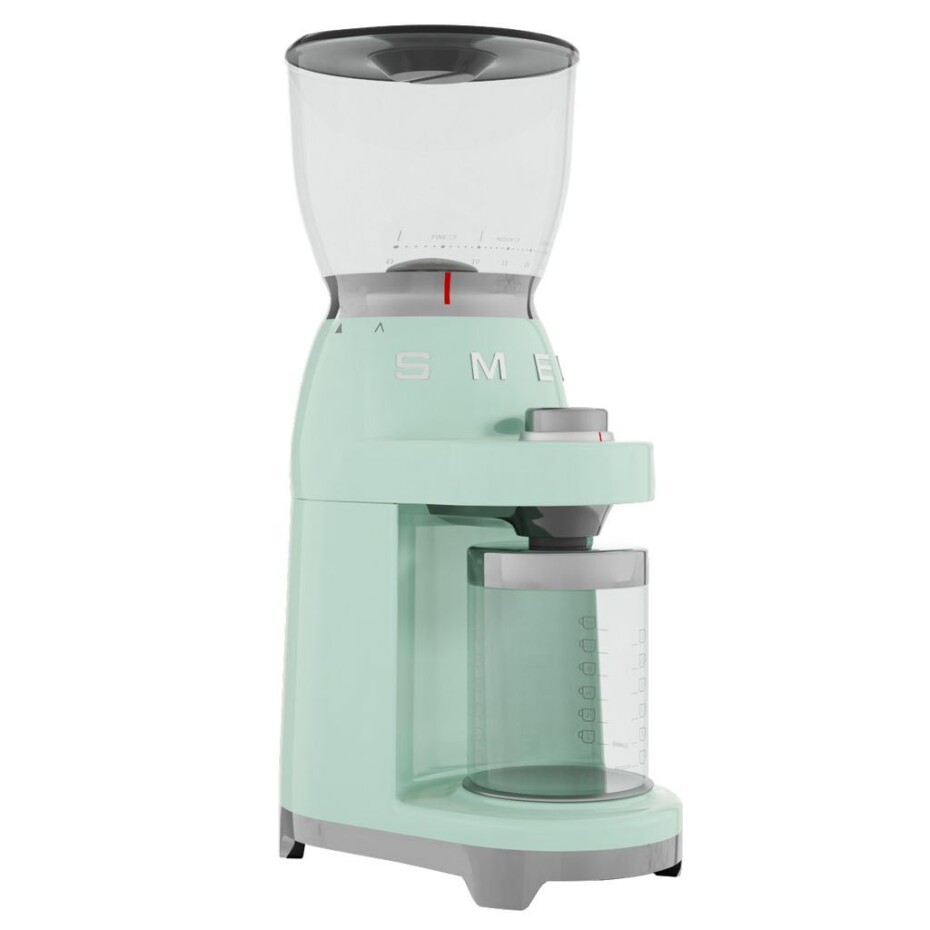 Elektrický mlýnek na kávu CGF01PGEU, pastelově zelená, SMEG - main (5)