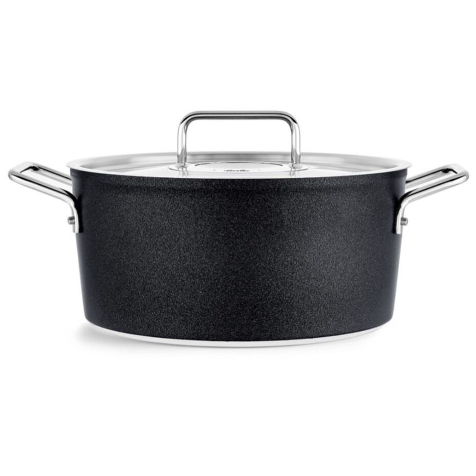 Vysoký kastrol ADAMANT 24 cm, černá, hliník, Fissler - main (2)